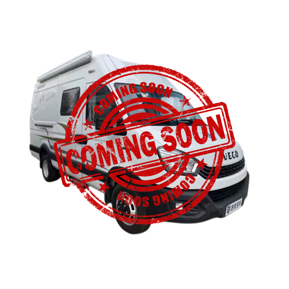 Mobil Karavan Iveco, Beyaz/Gri, 6 Kişilik / Wohnwagen Iveco, Weiß/Grau, 6 Personen